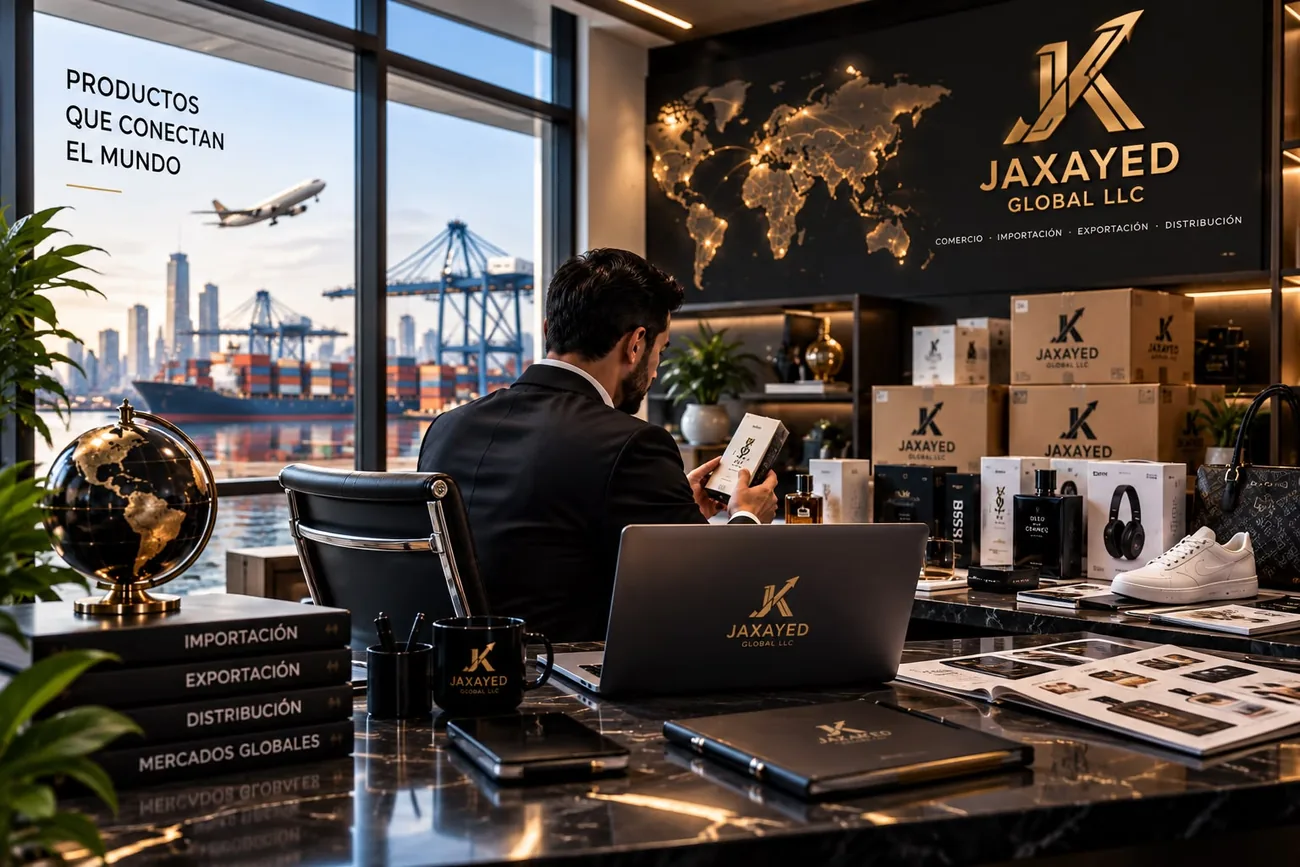 Gestión comercial de JAXAYED: productos, proveedores y mercados internacionales